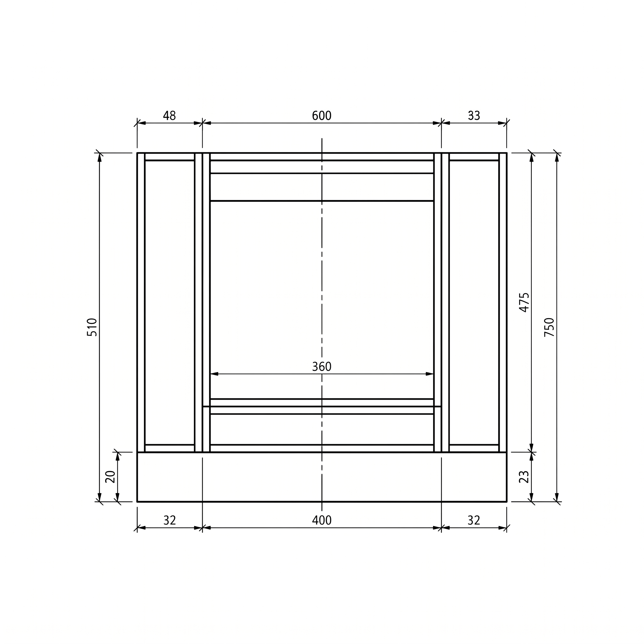 Built Under Oven Housing