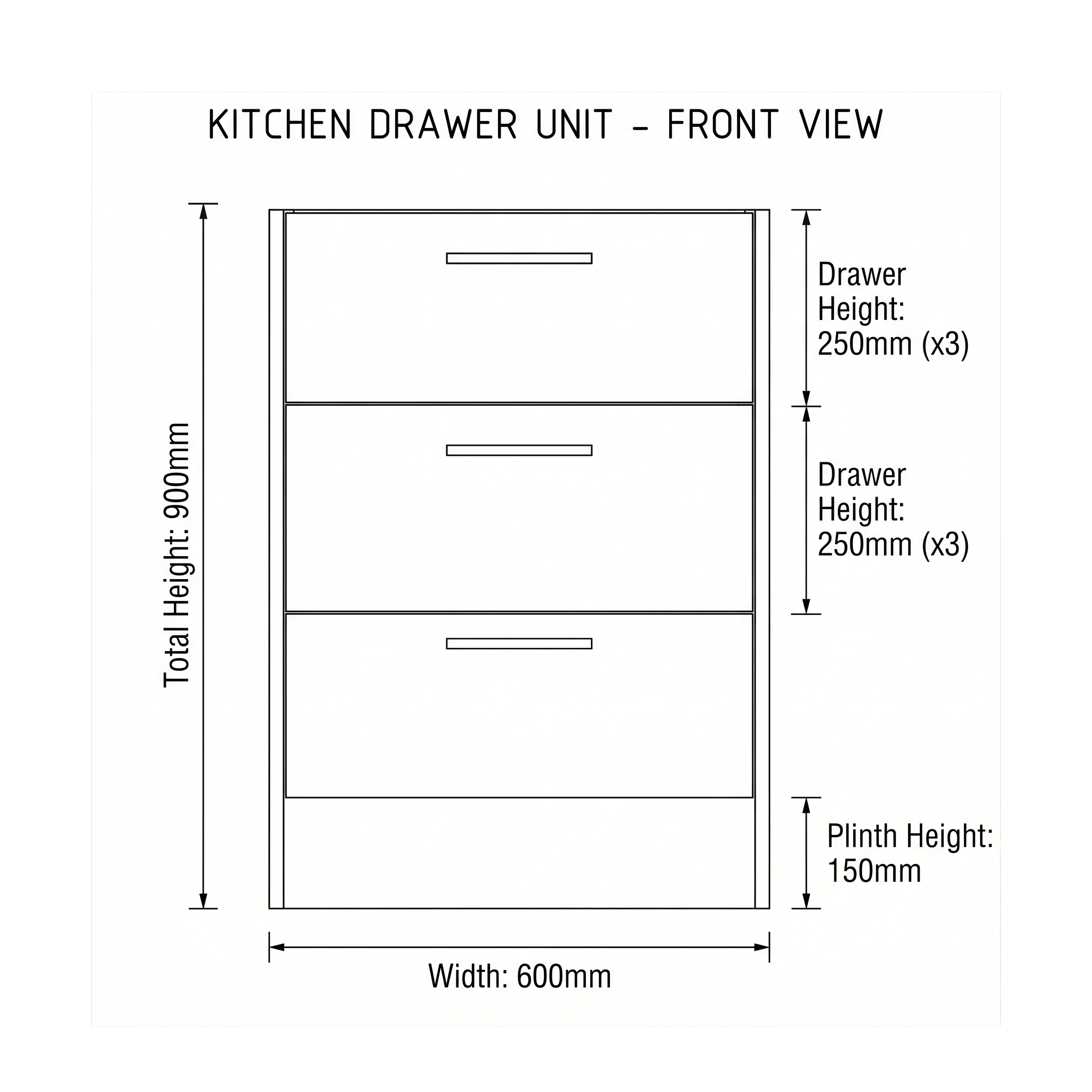Shallow Drawer 400mm