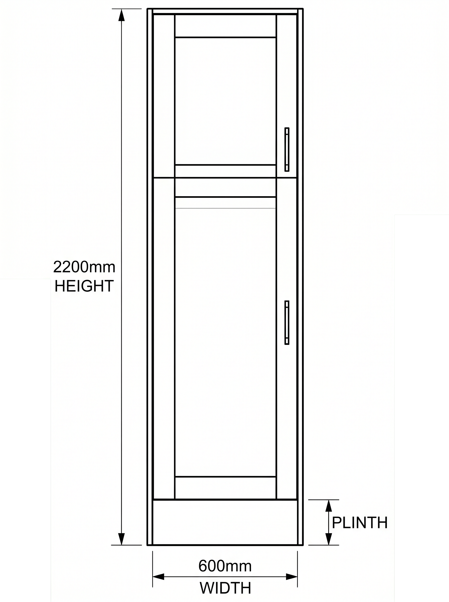 Larder Unit 300mm (1970mm)